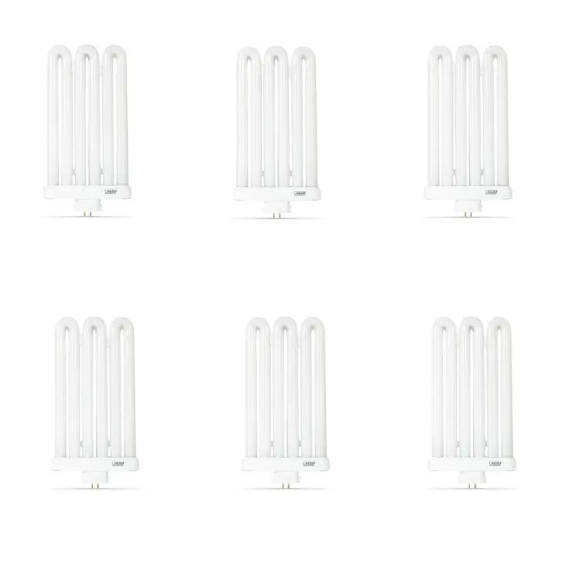 65-Watt Equivalent PL CFLNI Triple Tube 4-Pin Plug-in GX10 Base Daylight Compact Flurorescent CFL Light Bulb (6-Pack)0.53 / package