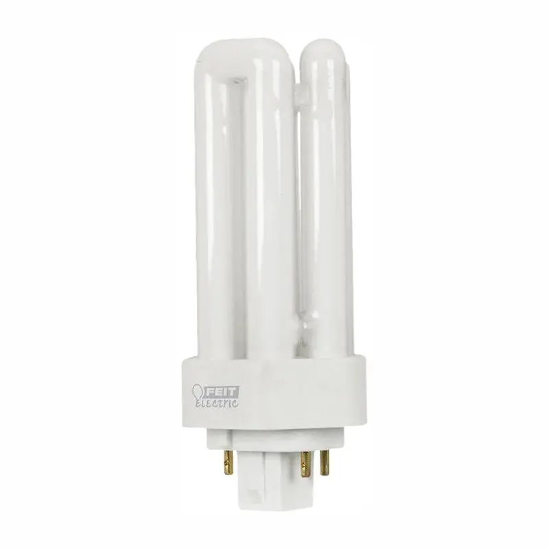 75W Equiv PL CFLNI Triple Tube 4-Pin Plug-in GX24Q-2 Base Compact Fluorescent CFL Light Bulb Bright White 3500K(50-Pack)0.22 / package