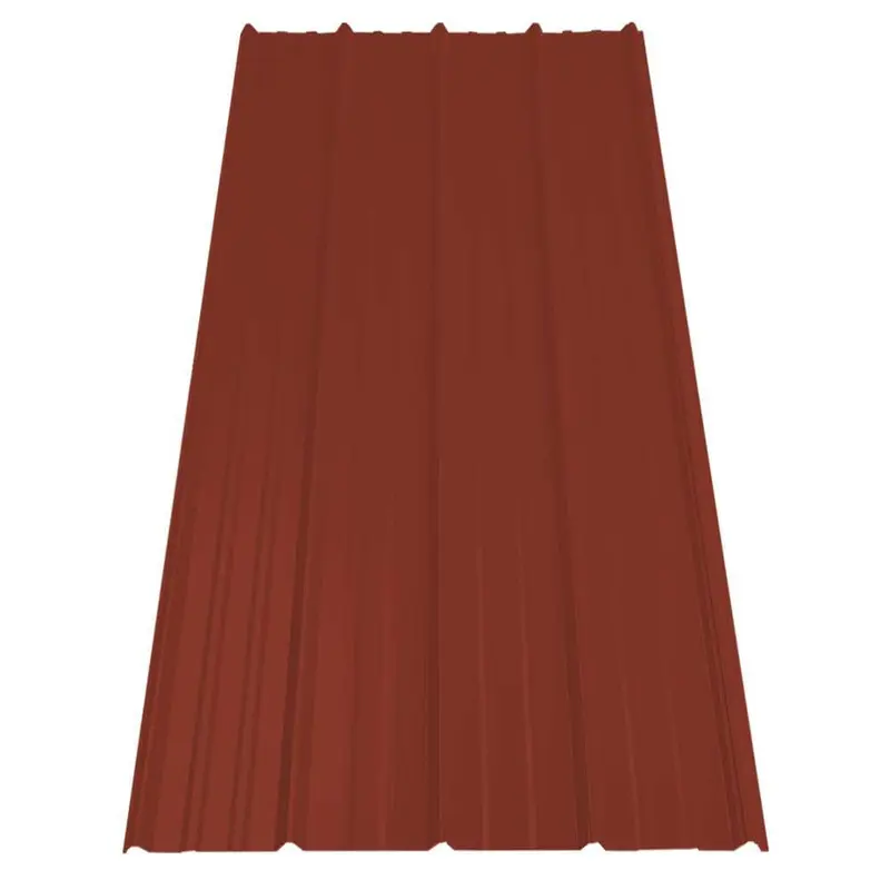 8 ft. SM-Rib Galvalume Steel 29-Gauge Roof/Siding Panel in Red17.841 / piece
