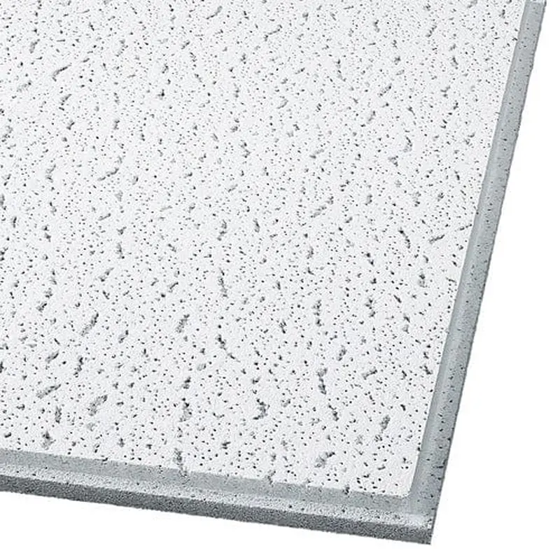 Armstrong Ceilings 24-in x 24-in Fissured 16-Pack White Fissured 15/16-in Drop Acoustic Panel Ceiling Tilessq/ft