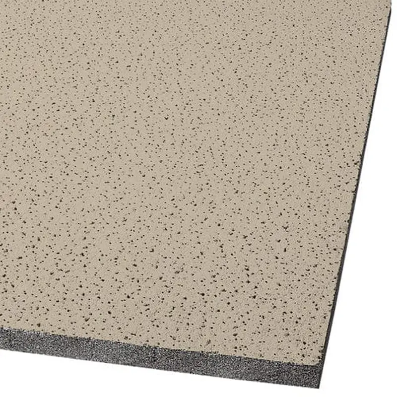 Armstrong Ceilings 48-in x 24-in Fine Fissured 12-Pack Adobe Fissured 15/16-in Drop Acoustic Panel Ceiling Tilessq/ft