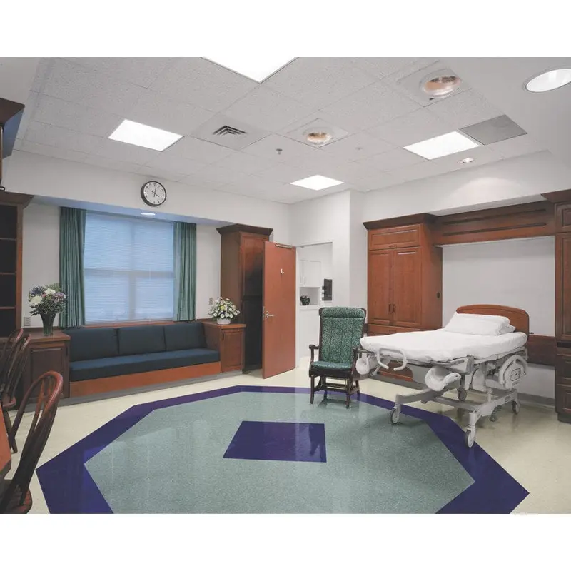 Armstrong Flooring Imperial Texture 45-Piece Silver Green Commercial VCT Tilesq/ft