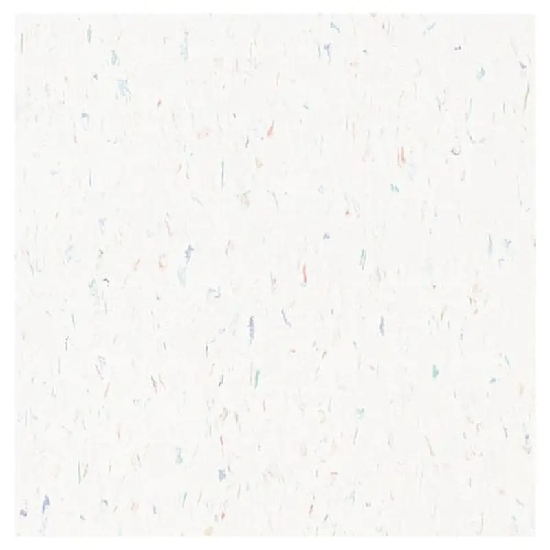 Armstrong Flooring Multicolor 45-Piece 12-in x 12-in Carnival White Glue (Adhesive) Commercial VCT Tilesq/ft