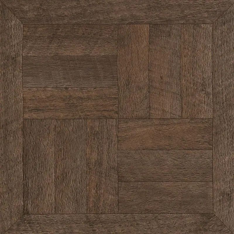 Armstrong Heirloom Brown 12 in. x 12 in. Peel and Stick Vinyl Tile (30 sq. ft. / case)Russet wood parquet with a low gloss finish / Case//sq. ft.