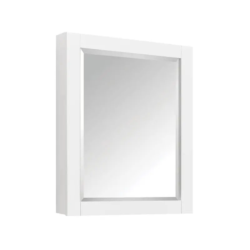 Avanity 14000 Series 24-in x 30-in Rectangle Surface Poplar Mirrored Medicine CabinetChilled gray