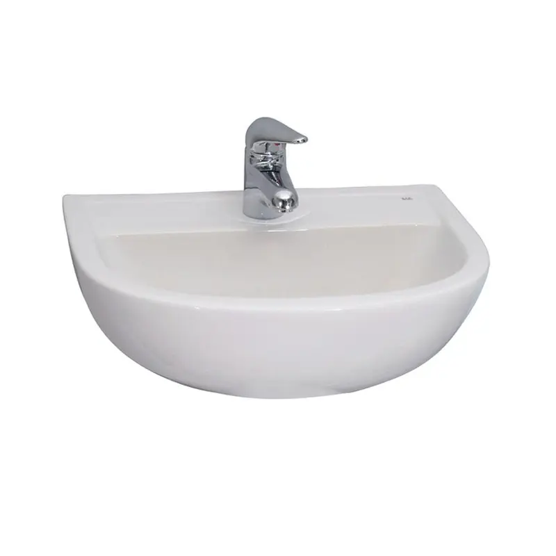 Barclay Products Compact 500 Wall-Hung Bathroom Sink in WhiteWhite / 24