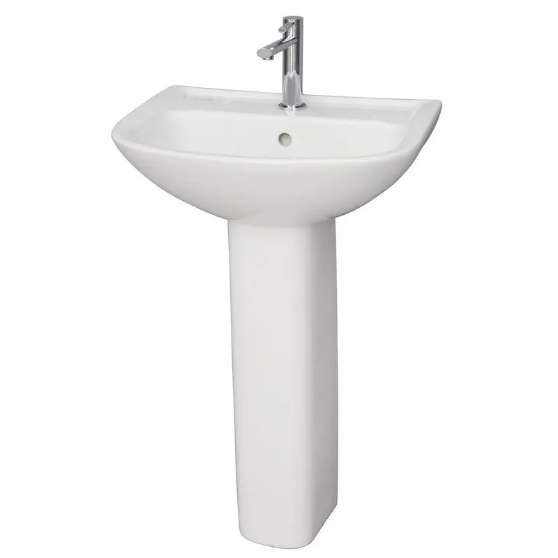 Barclay Products Lara 510 Pedestal Combo Bathroom Sink in White70 / each