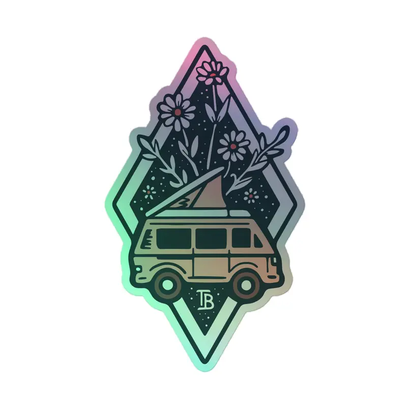 Bloom Holographic Sticker33
