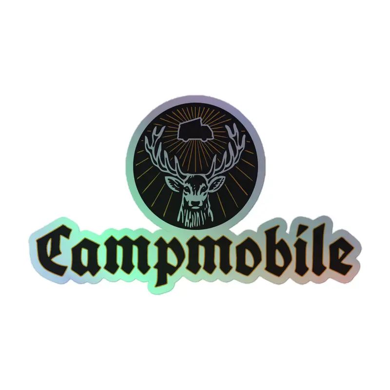 Campermeister Campmobile Holographic Sticker33