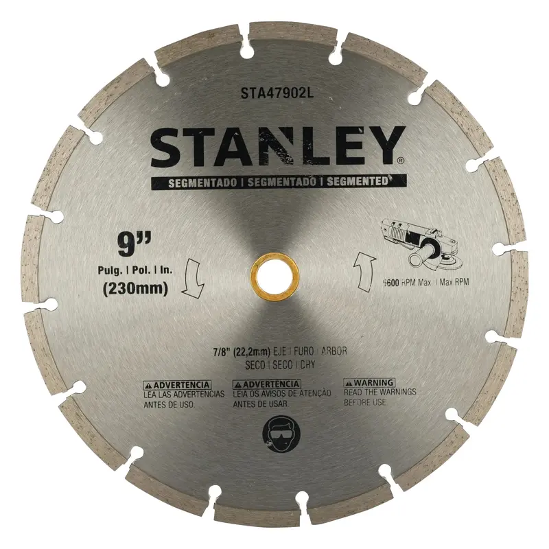 Stanley Segmented Diamond Disc 9"