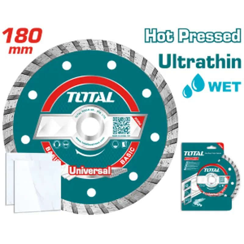 Tile and Porcelain Cutting Disc 180mm | 7 Inch from Total (TAC2131803HT)