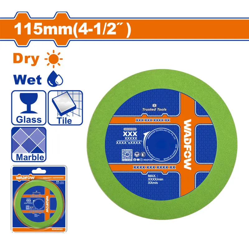 Cutting Disc for Glass and Tiles 4.5"