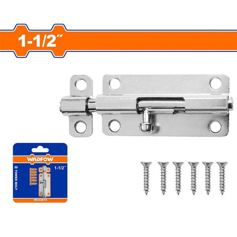 Wadfow Tower Bolt 5 inch Chrome