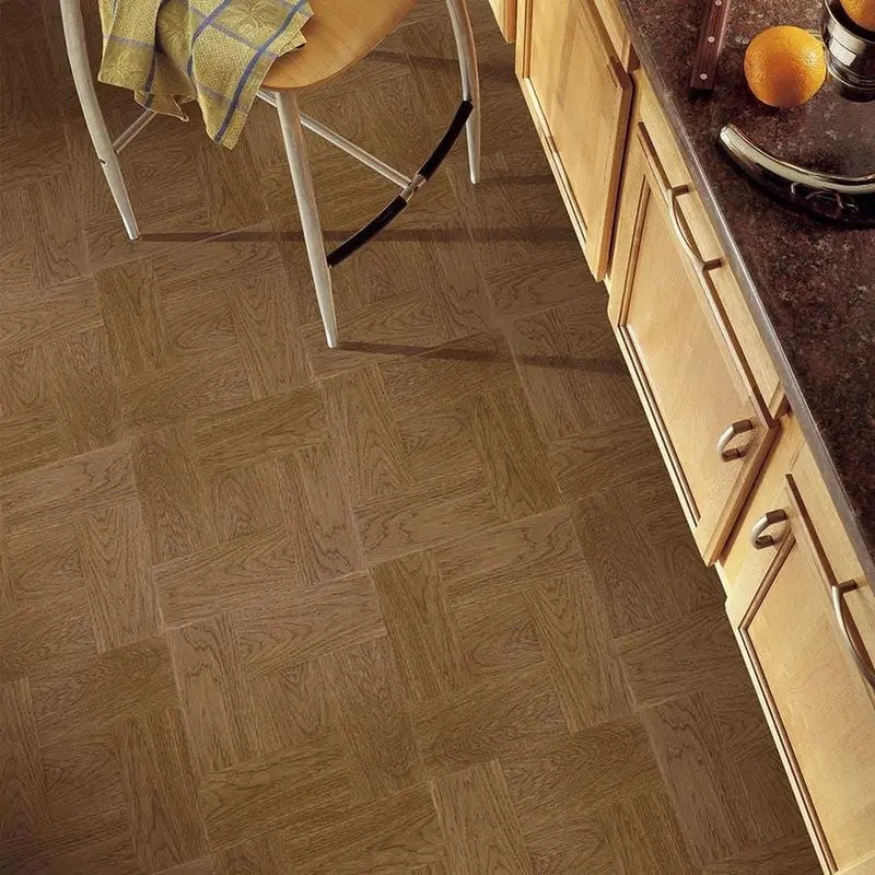 Armstrong Flooring 45-piece 12-in x 12-in Gunstock Peel and Stick Vinyl Tilesq/ft