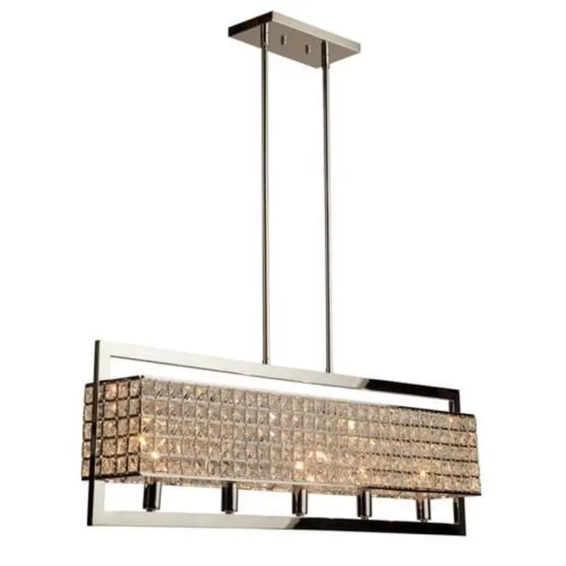 ARTCRAFT Cambria Chrome Transitional Linear Kitchen Island Light