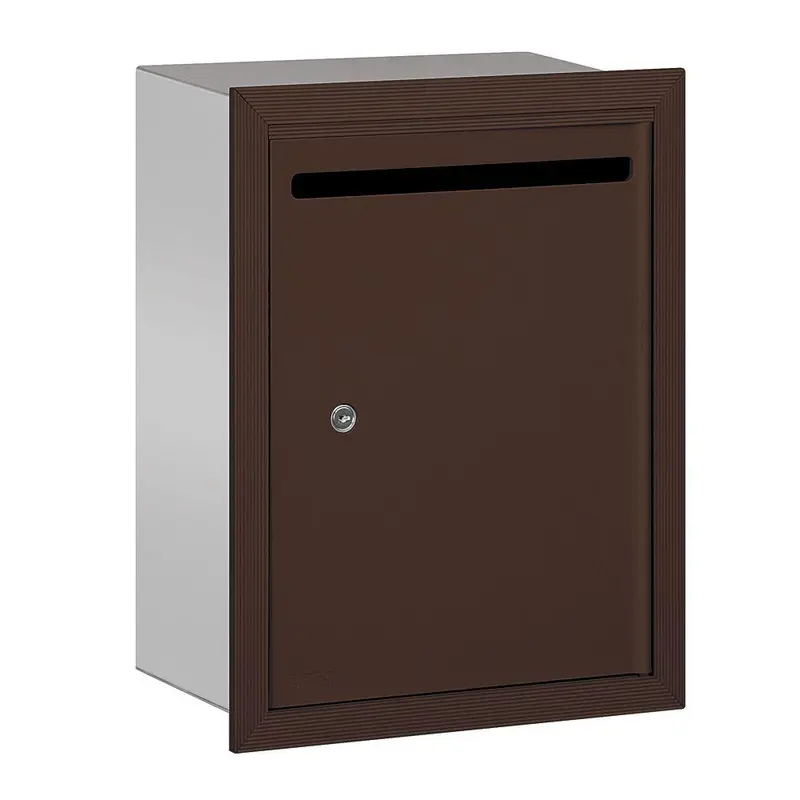 2240 Series Bronze Standard Recessed-Mounted Private Letter Box with Commercial LockSandstone / 20.0 / Extra Large