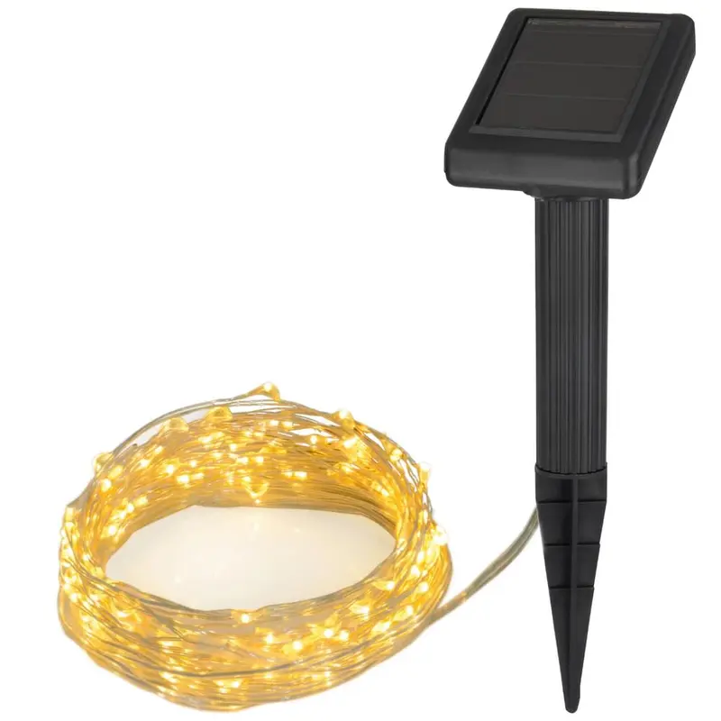 36 ft. 200-LED  Solar Copper Integrated LED String Lighteach