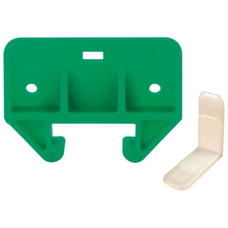 Prime-Line R 7085 Drawer Track Guide Kit, Plastic, Green