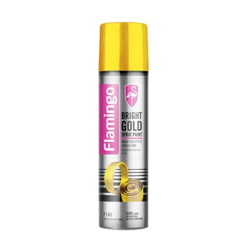 Flamingo F143 Gold Spray Paint