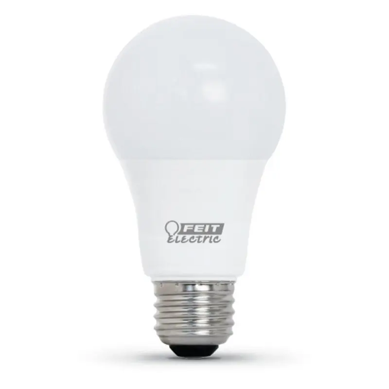 Feit Electric OM40DM/927CA/4 LED Lamp, General Purpose, A19 Lamp, 40 W Equivalent, E26 Lamp Base, Dimmable