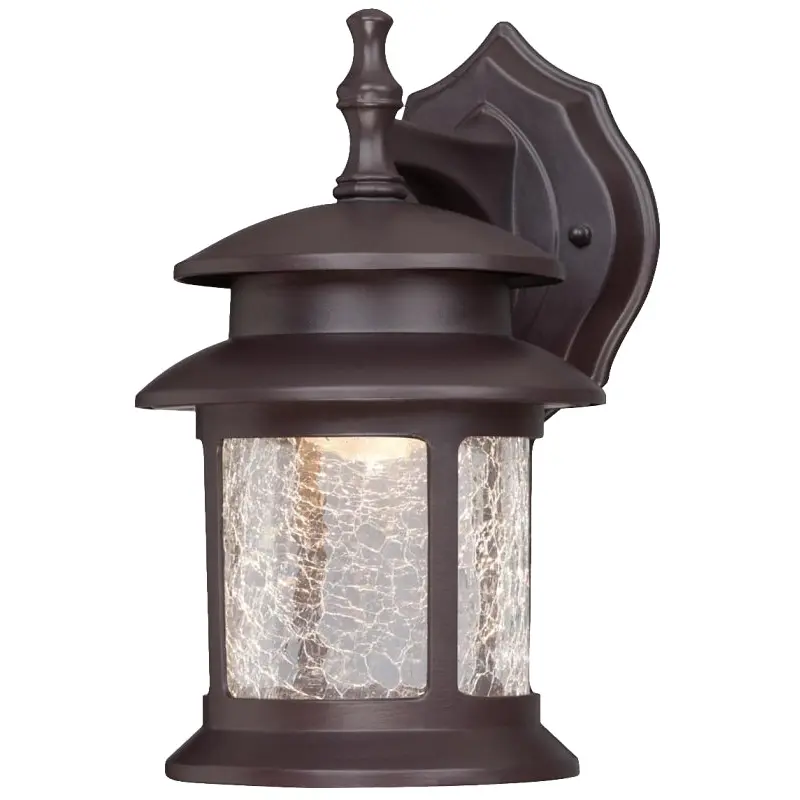 Westinghouse 6400300 Outdoor Wall Fixture, 120 V, 9 W, LED Lamp, 500 Lumens, 3000 K Color Temp, Aluminum Fixture