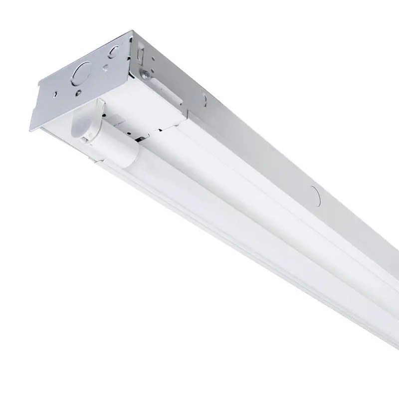 4 ft. 26-Watt 1-Light White Strip Light Fixture T8 Industrial LED with 3250 Lumens DLC Flex Tube 120-Volt-277-Volt 3500K6.5 / each
