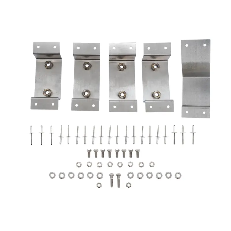Stainless Luggage Rack Mounting Brackets [Eurovan]