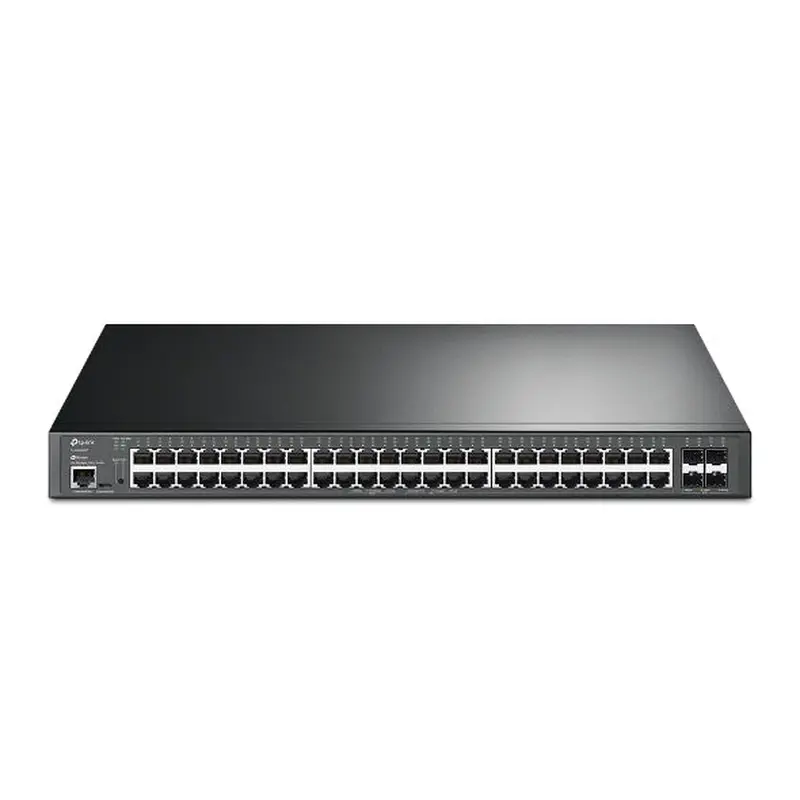 JetStream 48-Port Gigabit and 4-Port 10GE SFP  L2  Managed Switch with 48-Port PoE 