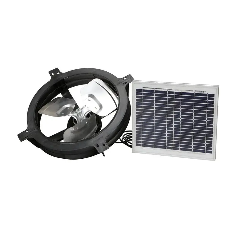 800 CFM Black Solar Powered Gable Mount Solar Attic Fan11.90 / each