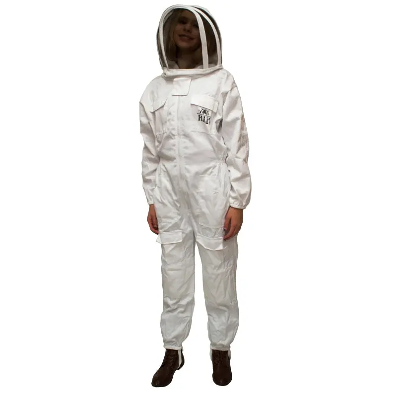 Harvest Lane Honey CLOTHSM-101 Beekeeping Suit, M, Zipper, Polycotton