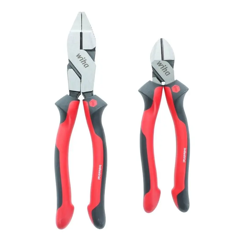 Wiha Industrial Pliers SoftGrip 2 Piece