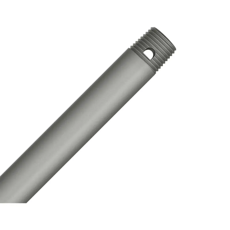 24 in. Matte Silver Extension Downrod for 11 ft. ceilingsMatte Silver
