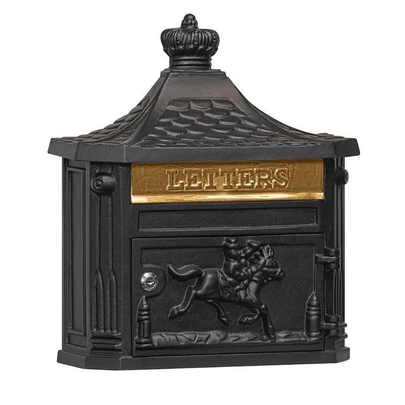 4400 Series Black Victorian MailboxBlack / 15.0 / Medium