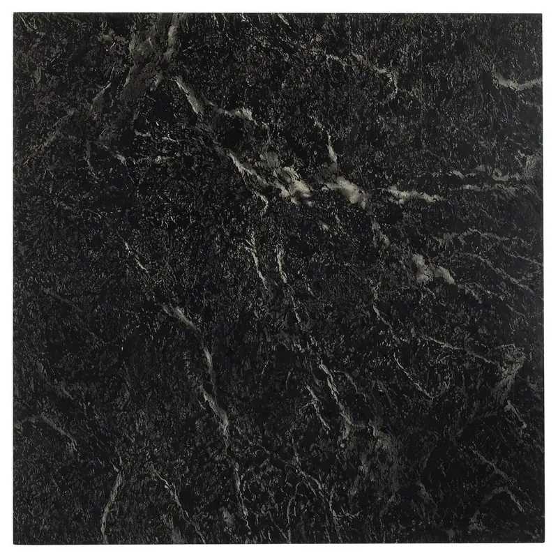 ACHIM Sterling Black Stone 12 in. x 12 in. Peel and Stick Vinyl Tile (20 sq. ft. / case)sq. ft.
