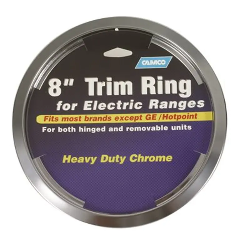 Camco  8" Universal Trim Ring (Chrome)8"
