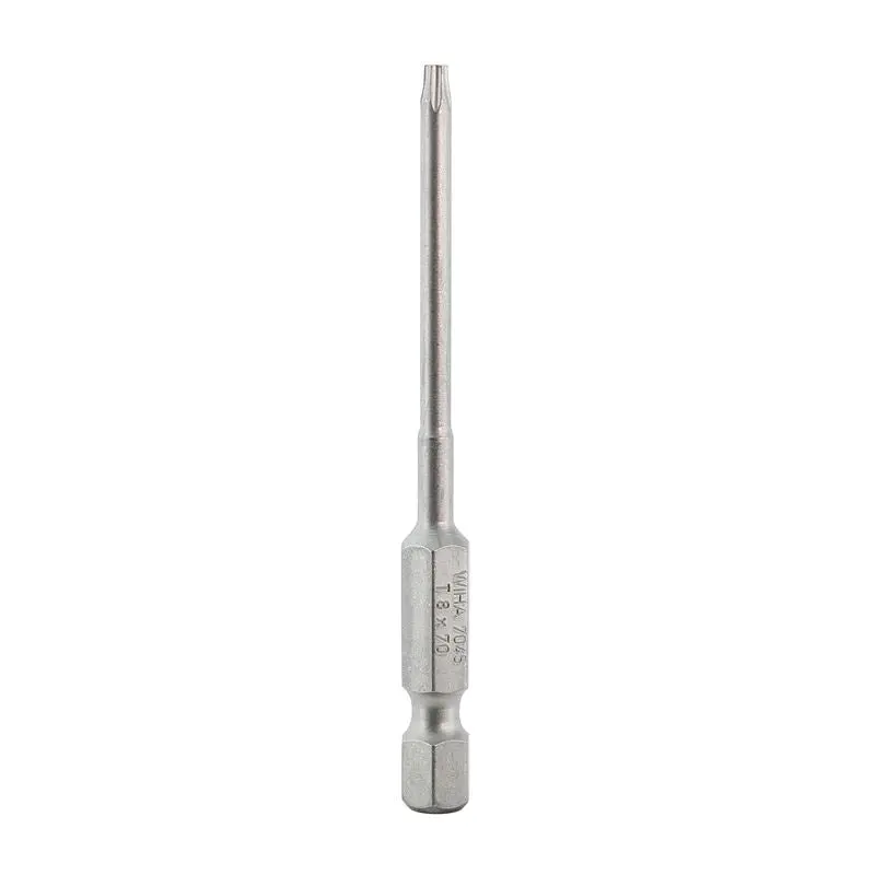 Wiha Torx Power Bit T8 x 70mm (2.75in) Pack of 10 Bits