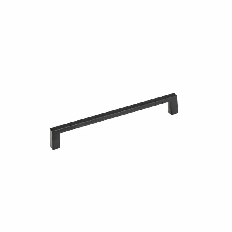 6 in. (152 mm) Center-to-Center Matte Black Contemporary Drawer Pull6 in. / Matte black / 0.1696