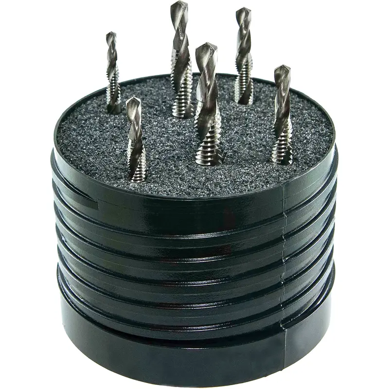 Drillco 205A6 Combined Tap & Drill Set - 6 Pieces