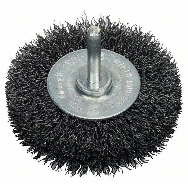 6mm Shank Wire Wheel 75mm, Crimped,Steel