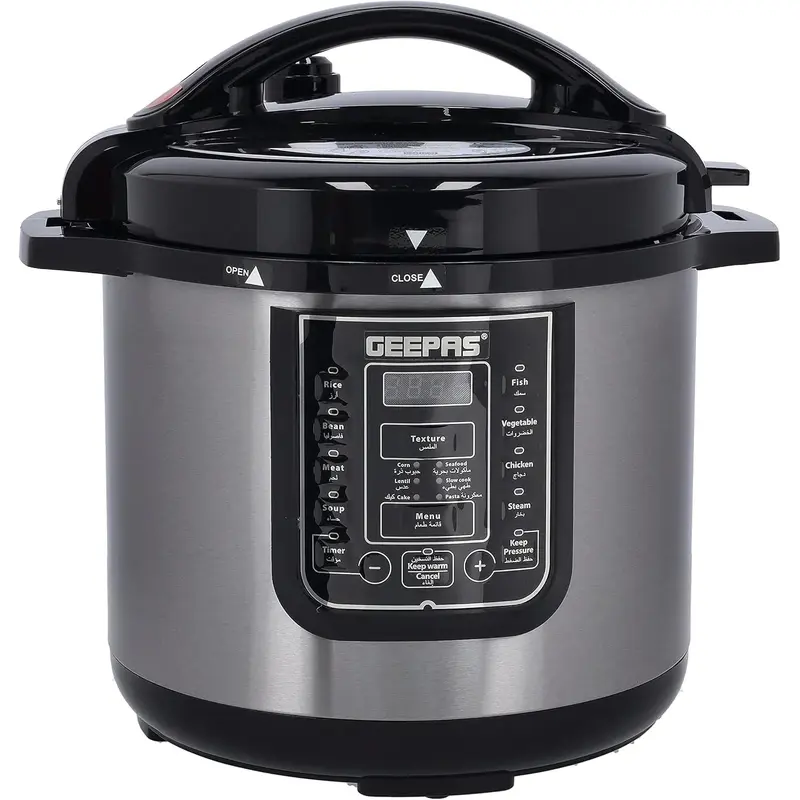 Geepas 8L Digital Multi-Cooker 14 Programs