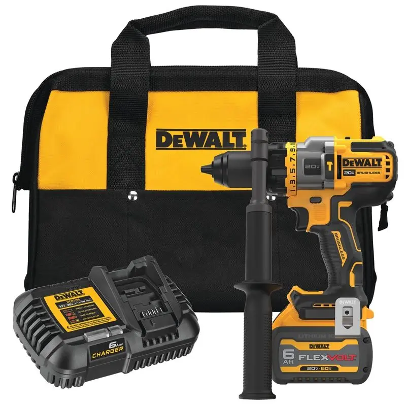 DEWALT DCD999T1 20V MAX* 1/2 in. Brushless Cordless Hammer Drill/Driver with FLEXVOLT ADVANTAGE Kit