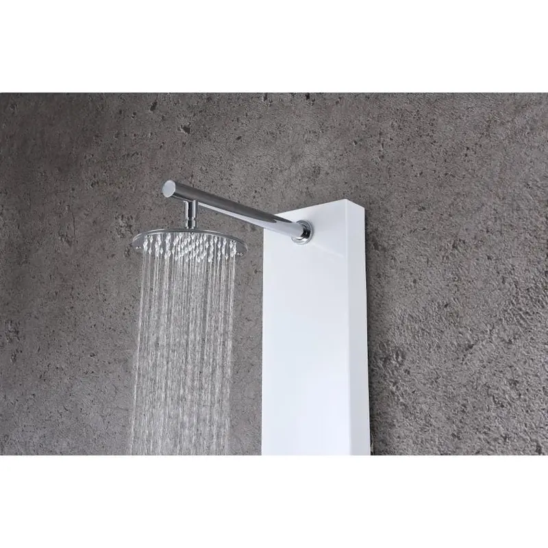 ANZZI Donna White 6-Spray Shower Panel System (Valve Included)