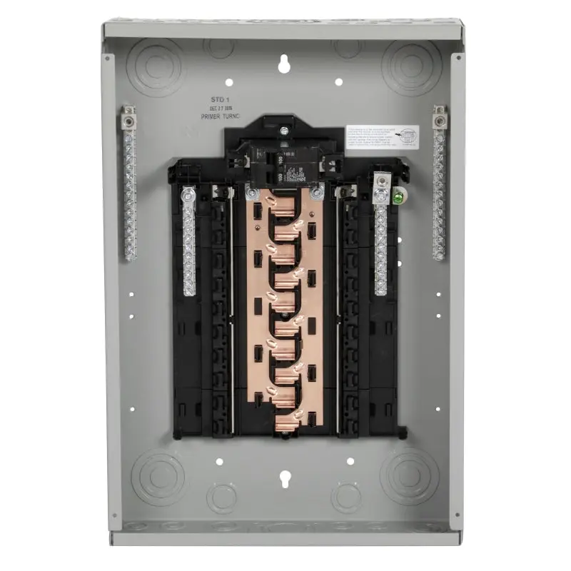 Siemens PN PN2020B1100C Assembled Load Center, 100 A, 20 -Space, 20 -Circuit, Main Breaker, Plug-On Neutral, Gray