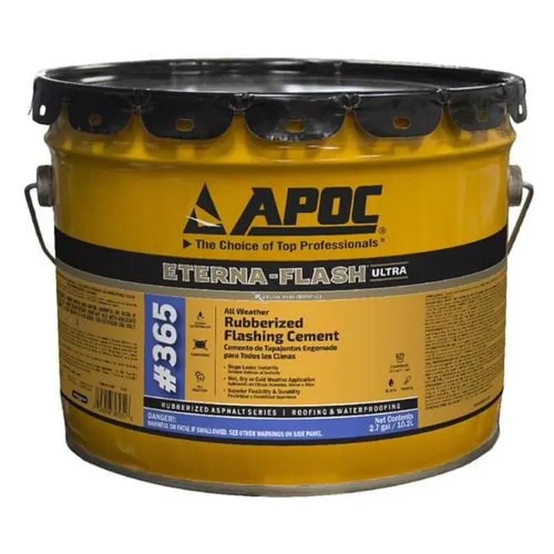 APOC Eterna-Flash ULTRA 2.7-Gallon Fibered Cement Roof Sealant