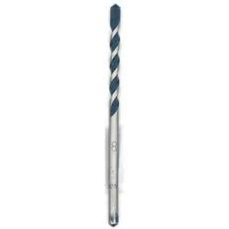 Bosch BlueGranite Turbo HCBG18T Hammer Drill Bit, 1/2 in Dia, 12 in OAL, Milled Flute, 2-Flute, 5/16 in Dia Shank