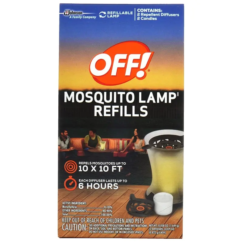 OFF! 76086 Mosquito Repellent Lamp Refill, 0.058 oz