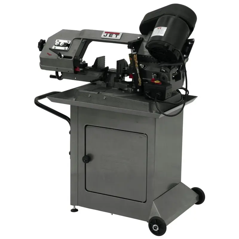 1/2 HP 5 in. x 6 in. Mitering Metalworking Horizontal Band Saw with Closed Stand, 3-Speed, 115/230-Volt, HBS-56S172 / each