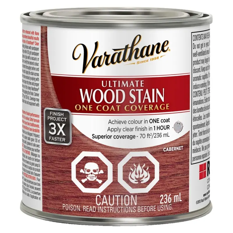 Varathane 302974 Stain, Cabernet, Liquid, Can