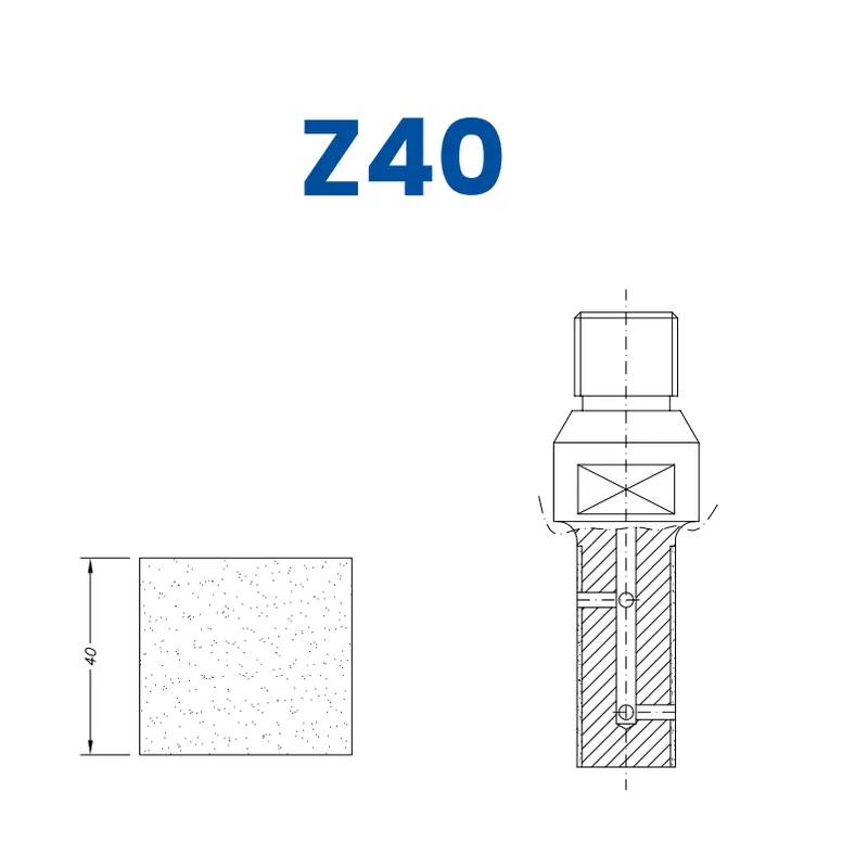 Z40 (20mm Flat Edge)EHS Kit (All materials high speed) / 1