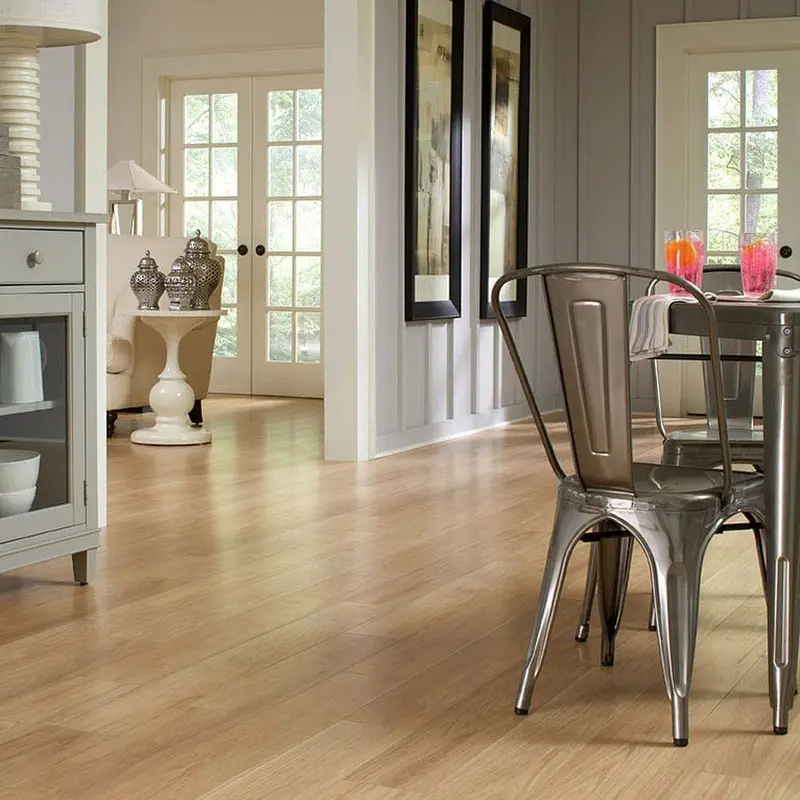 allen   roth Golden Butterscotch 5.98-in W Embossed Wood Plank Laminate Flooringsq/ft